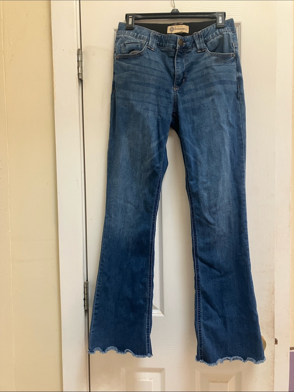 Democracy Women’s Bootcut Jeans with raw hem